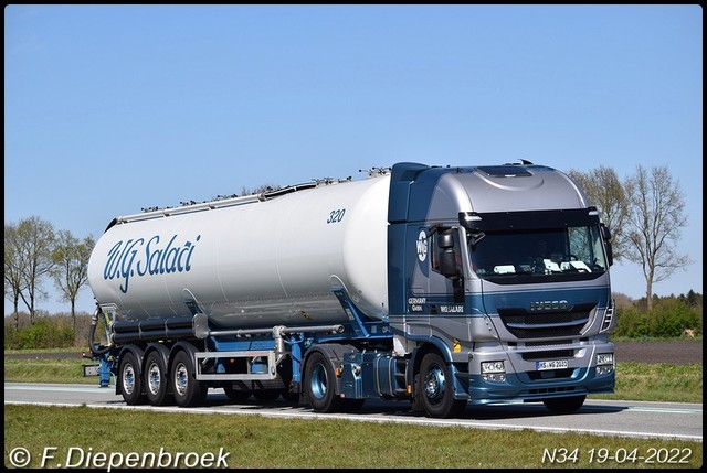 HS WG 2031 Iveco Stralis WG Salari-BorderMaker Rijdende auto's 2022