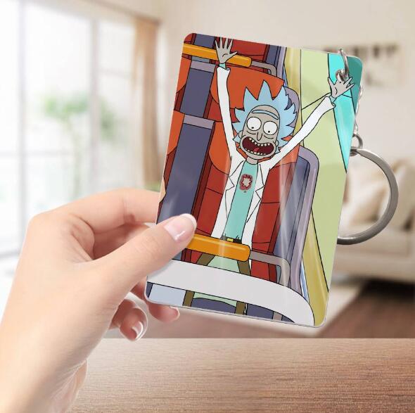 Rick And Morty Keychain Classic Celebrity Keychain Rick And Morty Merch