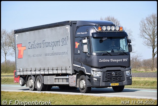 53-BLP-3 Renault T Zeilstra-BorderMaker Rijdende auto's 2022