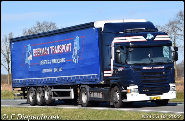 04-BKP-9 Scania G410 Beekman-BorderMaker Rijdende auto's 2022