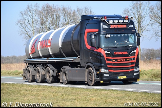 25-BLZ-1 Scania R500 Sandee Onstwedde-BorderMaker Rijdende auto's 2022