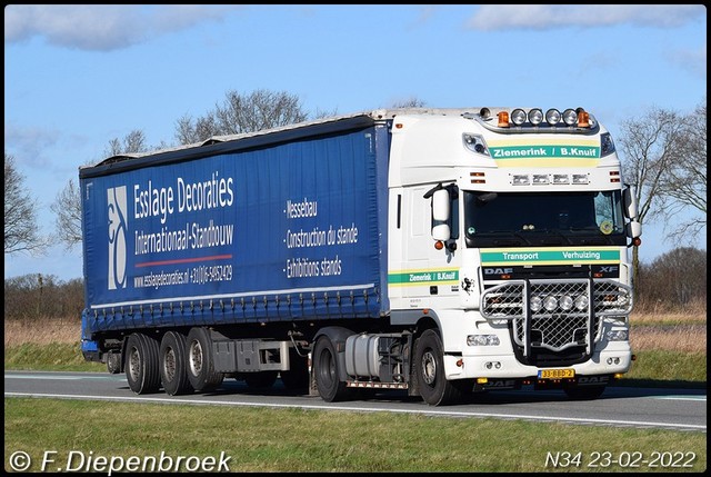 33-BBD-2 DAF 105 Ziemerink B Knuif-BorderMaker Rijdende auto's 2022