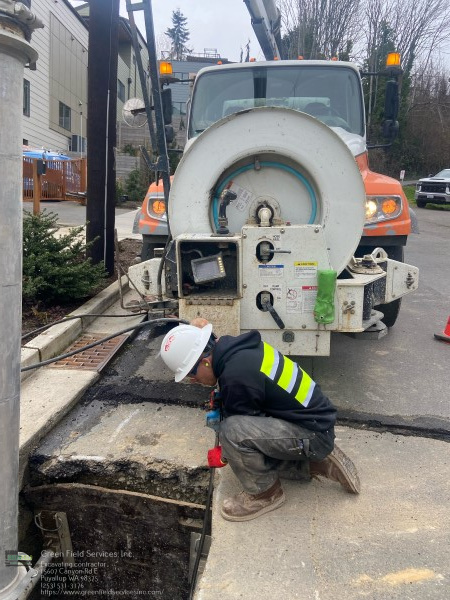sewer line repair Excavating contractor