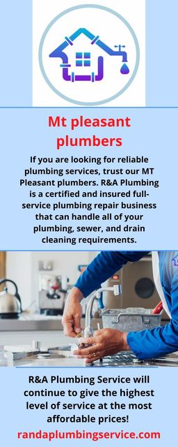 mt pleasant plumbers Picture Box