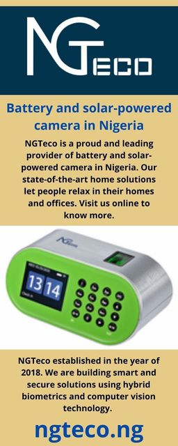 Battery and solar-powered camera in Nigeria Picture Box