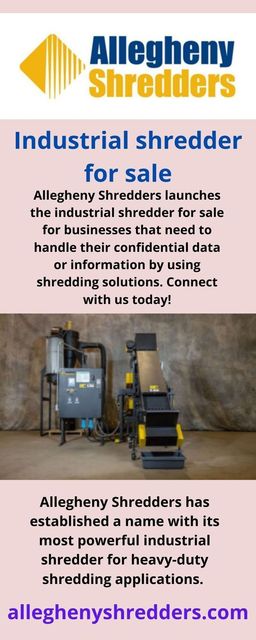 industrial shredder for sale Picture Box