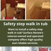 safety step walk in tub - Picture Box