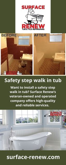 safety step walk in tub Picture Box