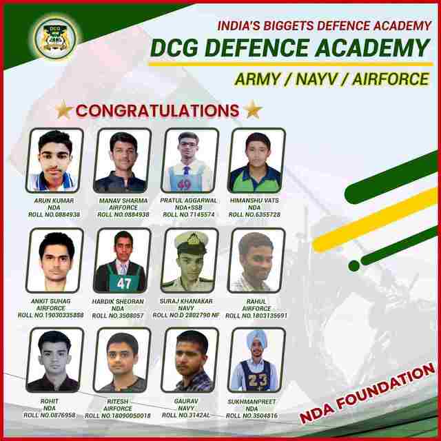 nda coaching with schooling in Pune DCG DEFENCE ACADEMY