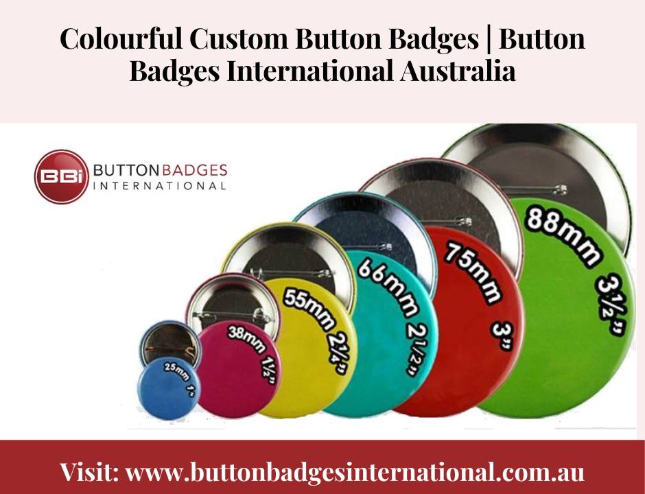 Colourful Custom Button Badges | Button Badges Int Picture Box