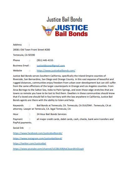 Justice Bail Bonds Picture Box