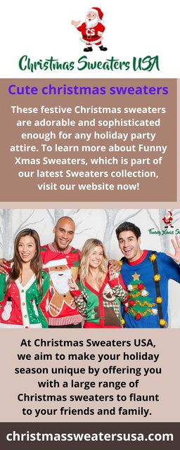 cute christmas sweaters Picture Box