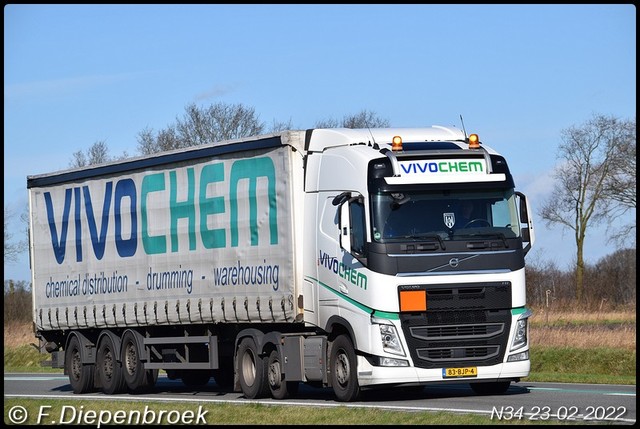 83-BJP-4 Volvo FH4 Vivochem-BorderMaker Rijdende auto's 2022