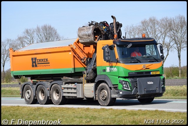 85-BHT-1 Volvo FMX Hemmen-BorderMaker Rijdende auto's 2022