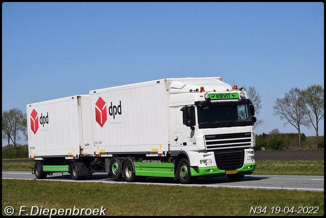 10-BDP-3 DAF 105 Kievit-BorderMaker Rijdende auto's 2022