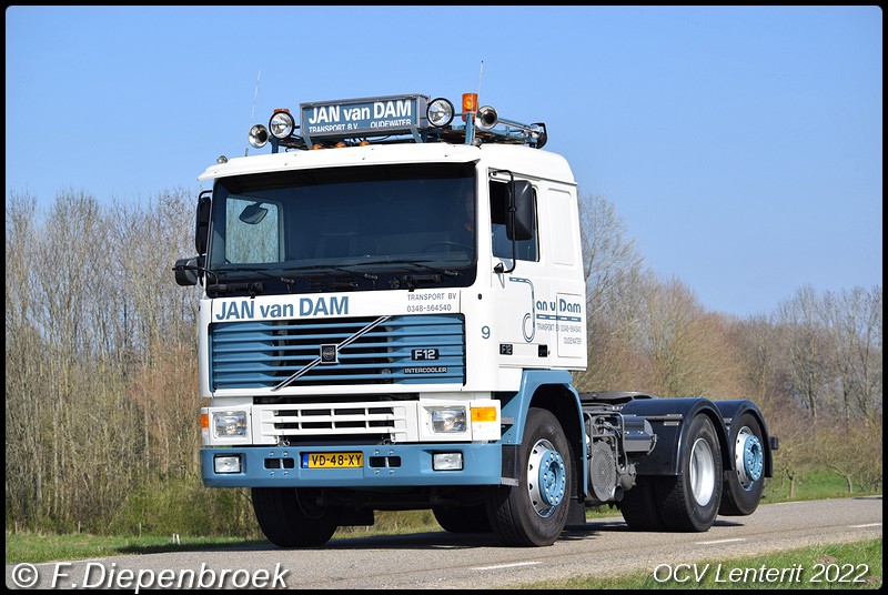VD-48-XY Volvo F12 Jan van Dam-BorderMaker - OCV lenterit 2022