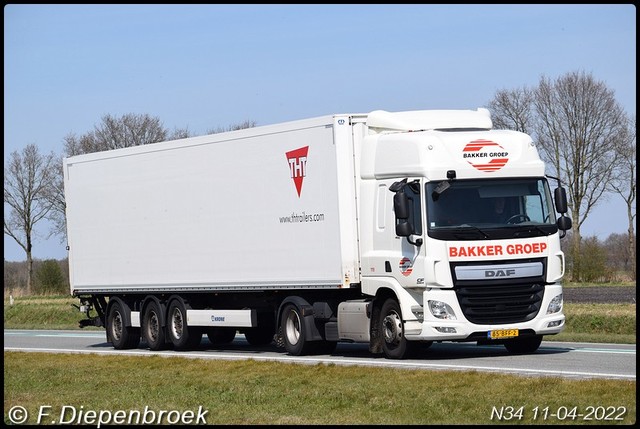 85-BFF-2 DAF CF Bakker Zeewolde-BorderMaker Rijdende auto's 2022