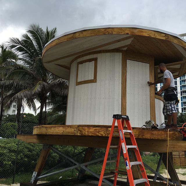 Carpentry 10 Post & Beam Lifeguard Tower & Exterior Millwork