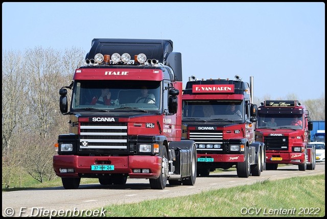 Scania T achterelkaar F van Haren - Druten-BorderM OCV lenterit 2022