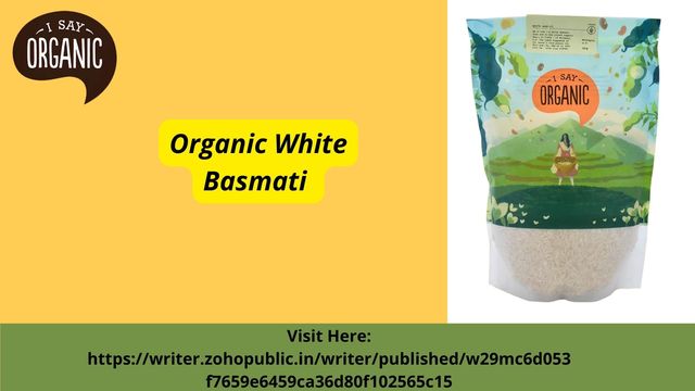 Organic White Basmati mickmalone