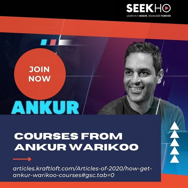 Courses from Ankur Warikoo alvis miler