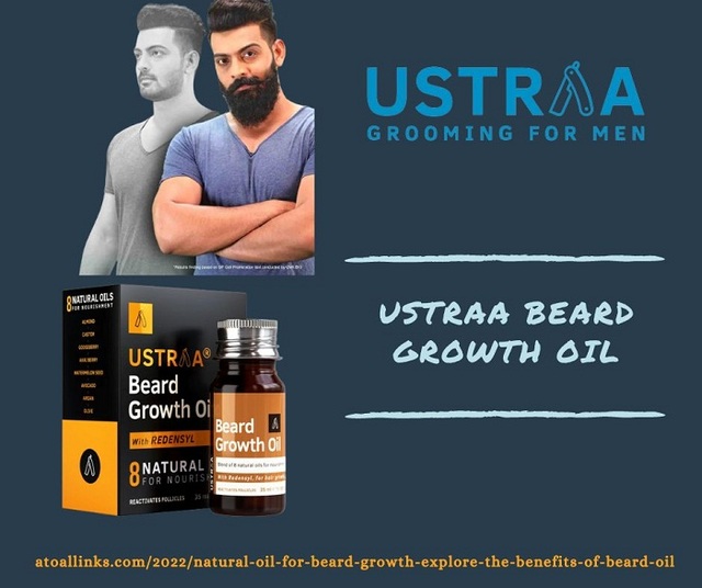 Ustraa Beard Growth Oil Picture Box