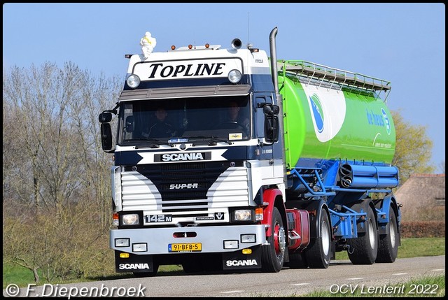 91-BFB-5 Scania 142-BorderMaker OCV lenterit 2022