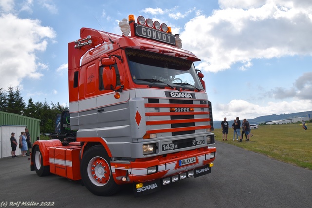 DSC 0194 Truck meets Airfield 2022 am Flugplatz ErndtebrÃ¼ck-Schameder, #truckmeetsairfield, #truckpicsfamily