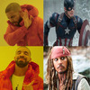 capt amer vs capt jack - Picture Box