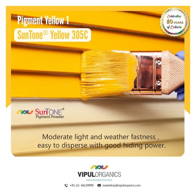 Suntone Pigment Yellow 1 - Vipul Organics Limited Suntone Pigment Yellow 1 - Vipul Organics Limited