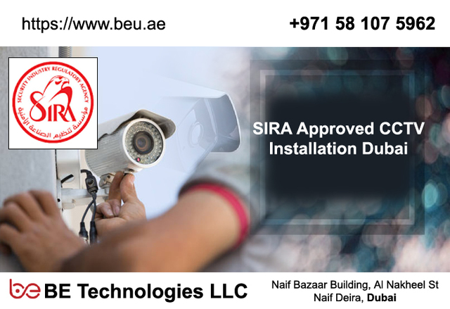 sira-approved-cctv-installation-company-dubai BE Technologies