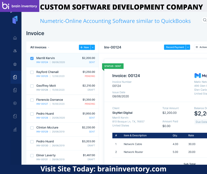 Numetric-Custom Software Development Custom Software Development Company in India & UK