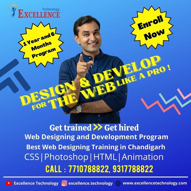 Web designing and development Top Web Designing Training in Chandigarh