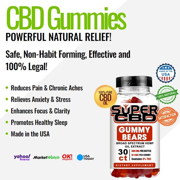 Super CBD Gummies Canada: Use For Anxiety Super CBD Gummies Canada