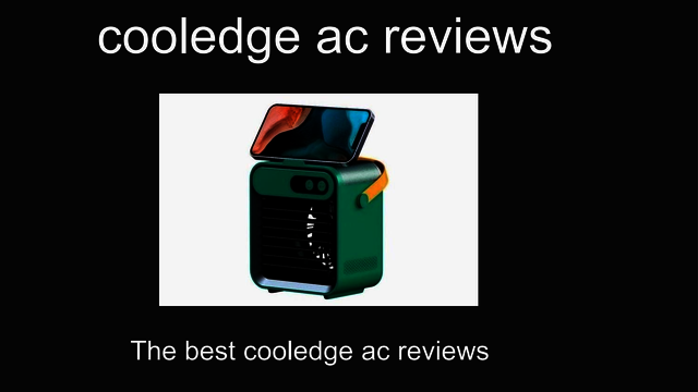 CoolEdge Portable AC CoolEdge Portable AC