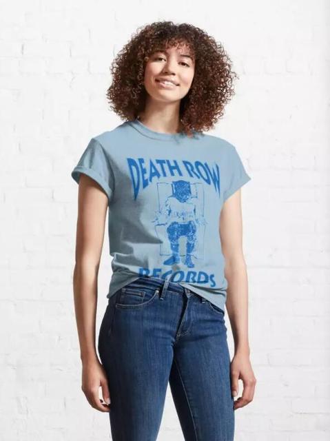 Blue Death Row Records Shirt, Perfect Gift Classic Death Row Records Shirt