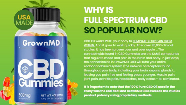 IMAGE 1657611049 GrownMD CBD Gummies - Does It Give Consistent Results?