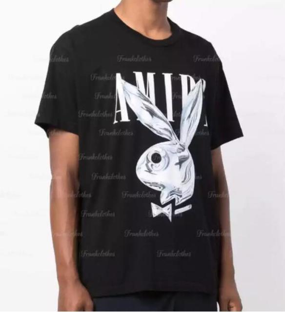 Amiri Shirt Mens, Amiri Playboy T-Shirt Rap Hip Ho Amiri Shirt