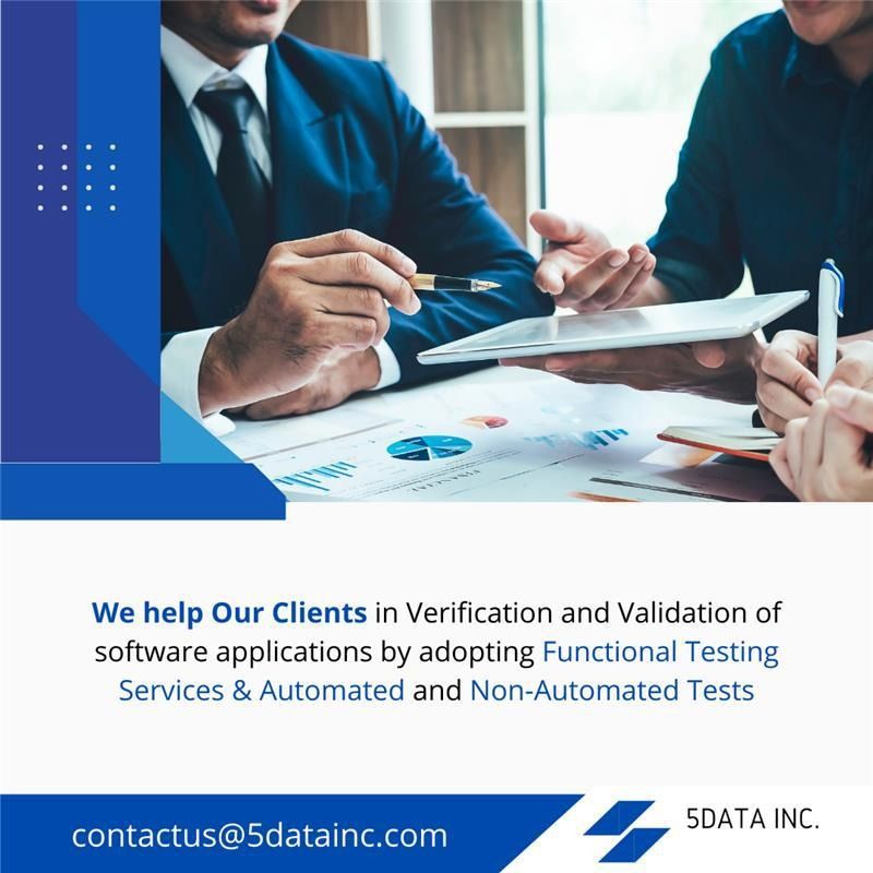 Best Functional Testing Company | 5Data Inc MySpace