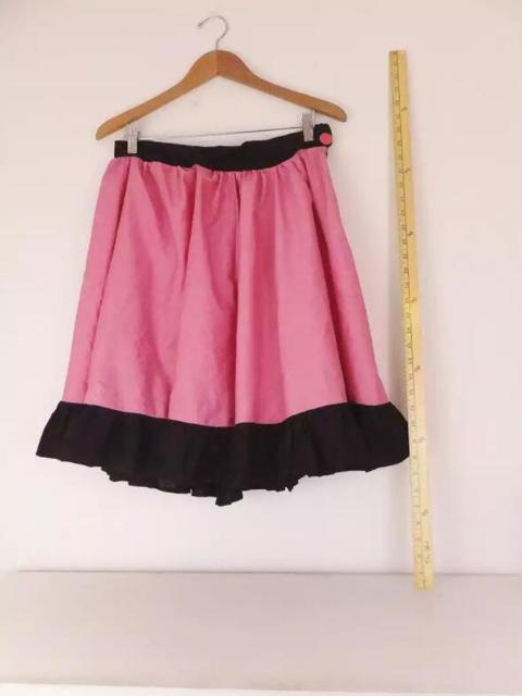 50s Poodle Skirt Costume, Pink Polka Skirt Poodle Skirt