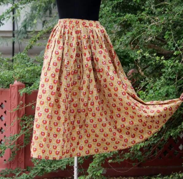 Original Poodle Skirt, Boho Maxi Skirt Poodle Skirt