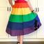 1950s Poodle Skirt , Rainbo... - Poodle Skirt