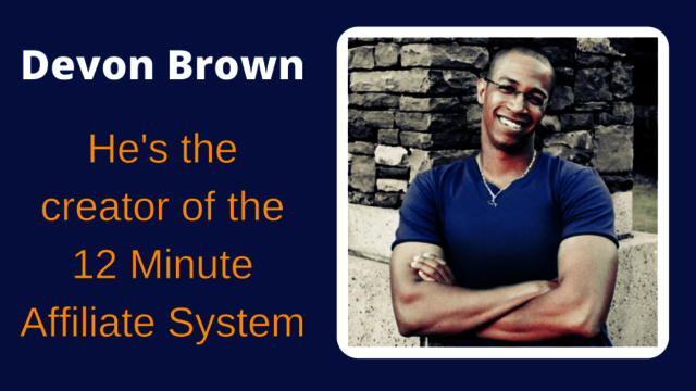 12 Minute Affiliate Review - Is Devon Brown System Picture Box