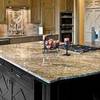 Honed marble countertops