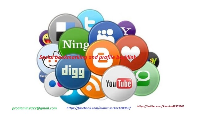 Social bookmarking and profile backlink Picture Box