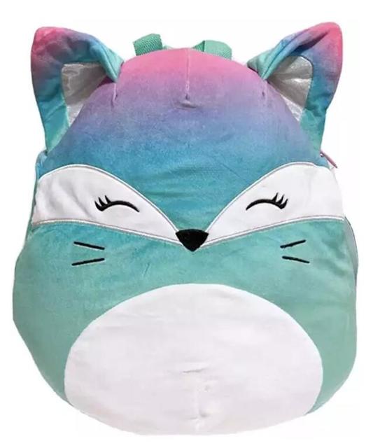 Squishmallow Backpack, Squishmallows Vickie The Fo Squishmallow Backpack