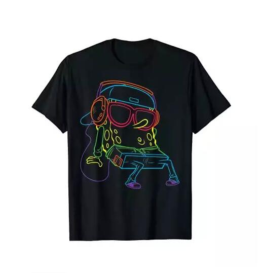 Spongebob Shirt, Spongebob SquarePants Hip Hop T-S Spongebob Shirt