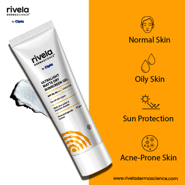 Ultralight Matte Dry Sunscreen Gel Picture Box