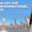 OPT JOB FOR INTERNATIONAL S... - Picture Box