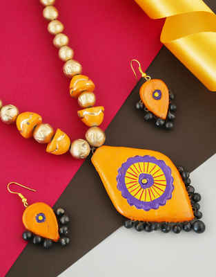 terracota jewellery Latest Terracotta Jewellery Collection Online at Lowest Price by Anuradha Art Jewellery